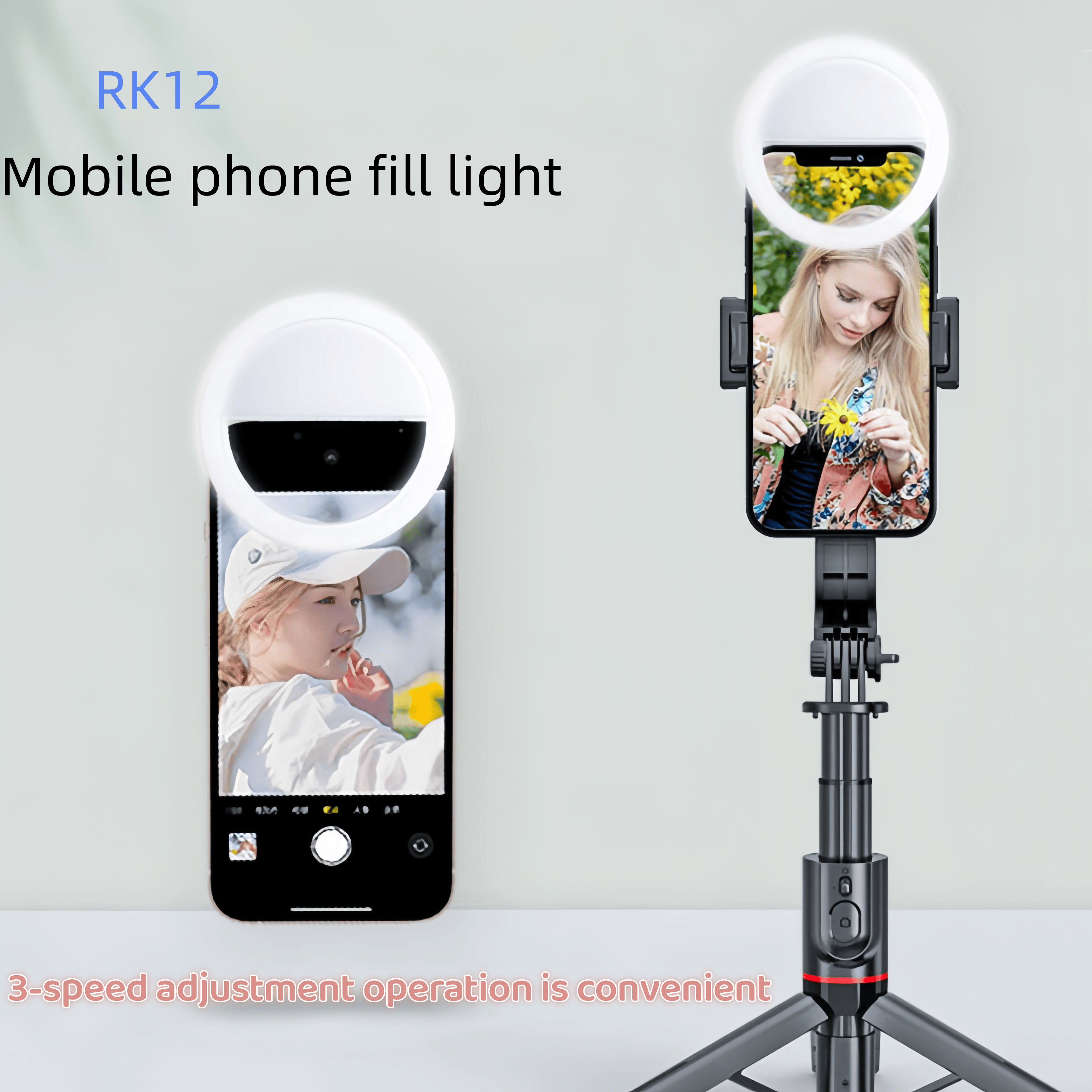 Photography Mobile Lighting - Rechargeable mobile phone fill light live