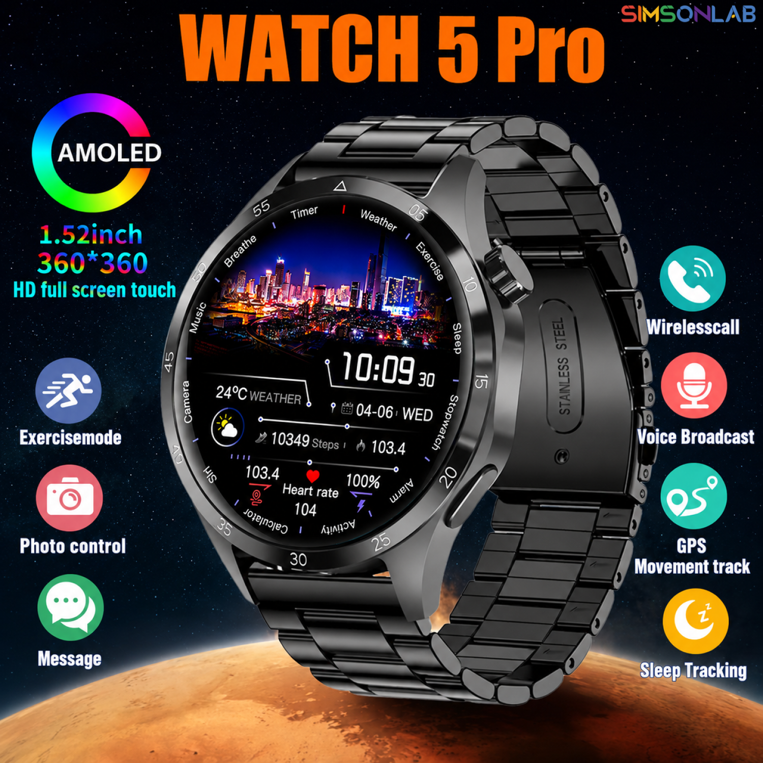 Photography Lighting Ai - 2026 Watch 5 Pro GPS Track