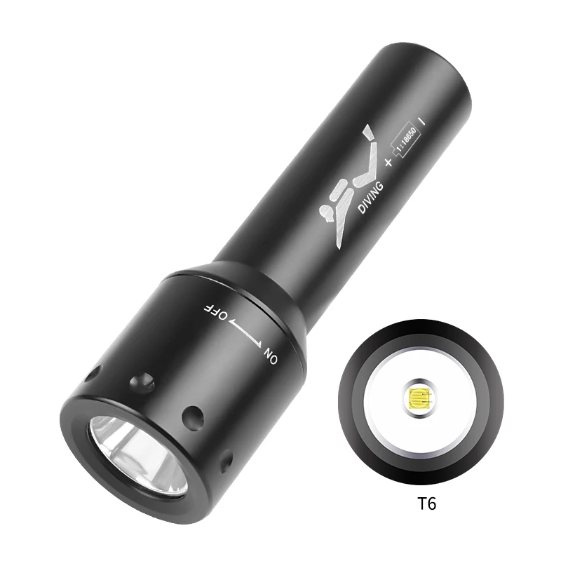 Photography Lighting Lamp - New T6 LED Diving Torch Long-Range