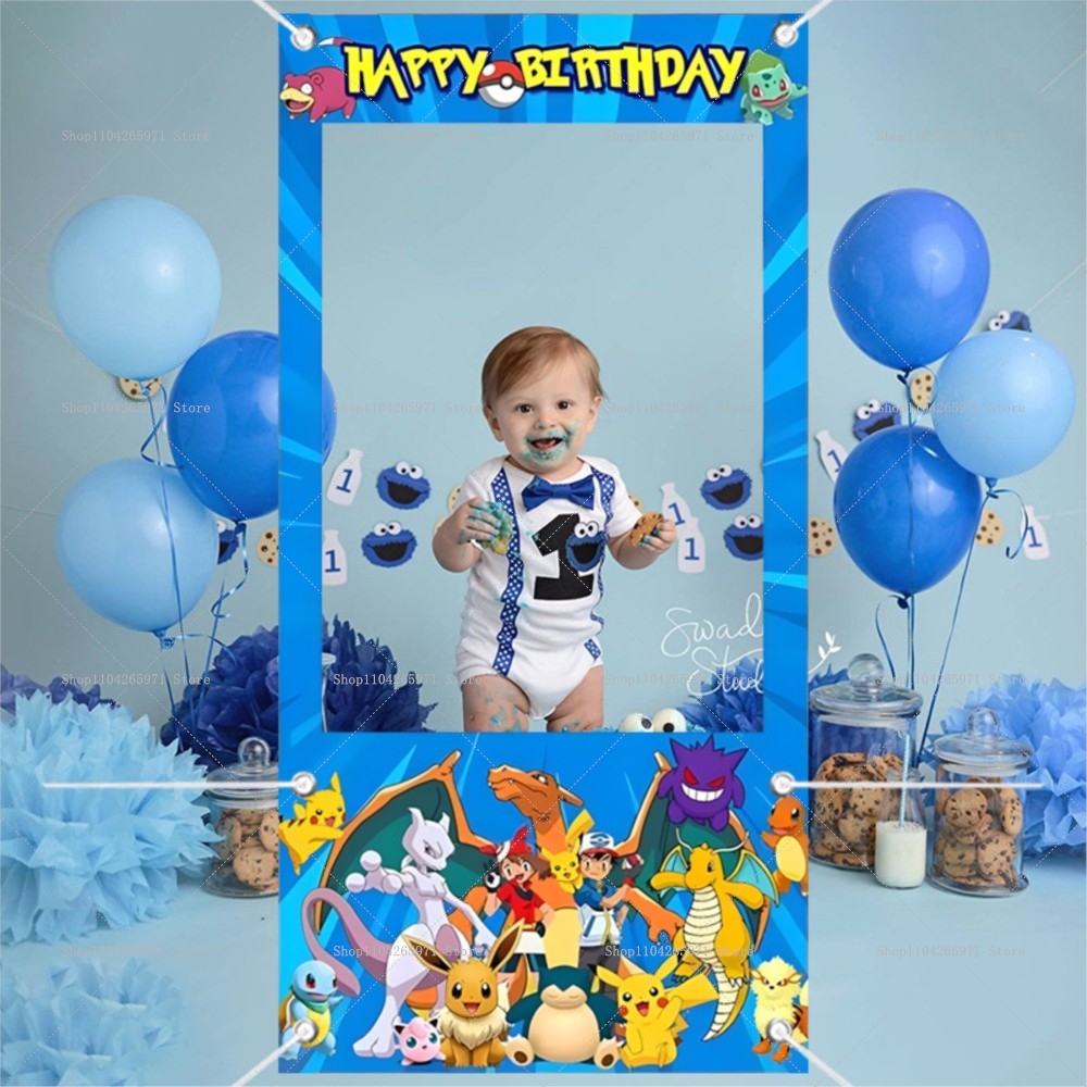 Pokemon Pikachu Photo Booth Fr - Photography Lighting Backdrop recensione e prezzo