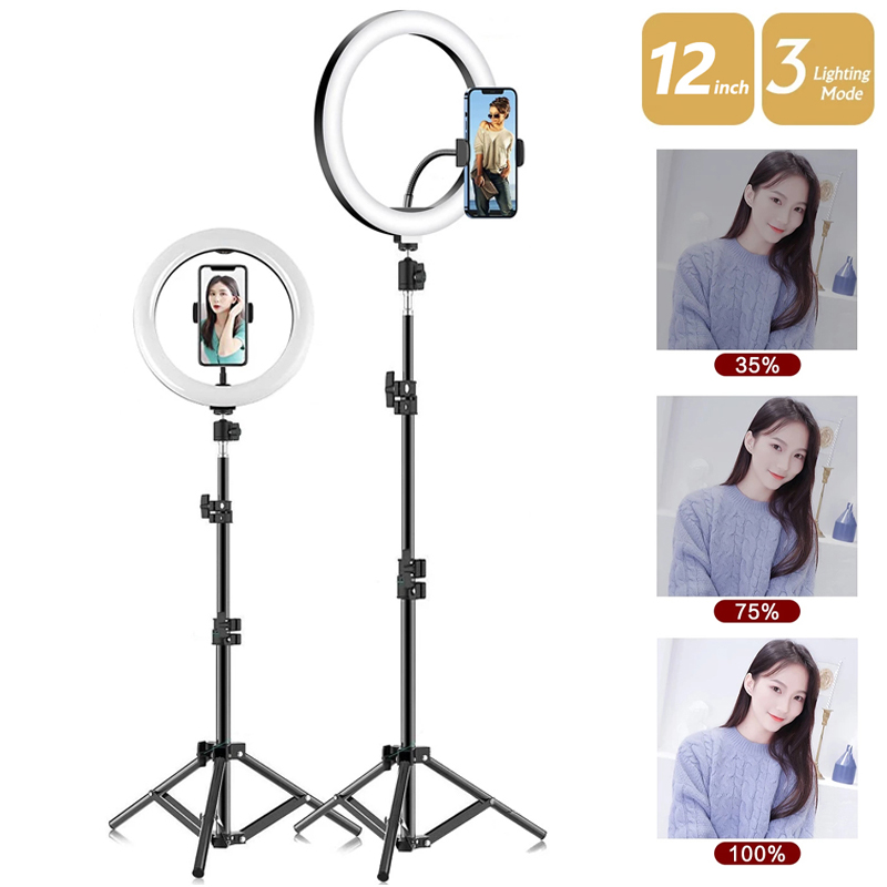 LED Round Lamps Dimmable Ring  - Photography Umbrella Lighting Kit recensione e prezzo