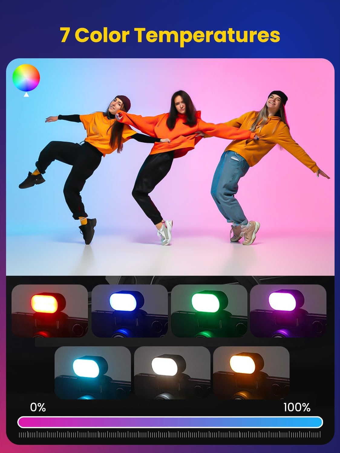 AOCHUAN Mini RGB Magnetic Fill - Photography Lighting Color recensione e prezzo
