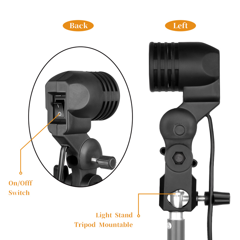 1.8m Cable Cord Light Bulb Sta - Photography Umbrella Lighting Kit recensione e prezzo
