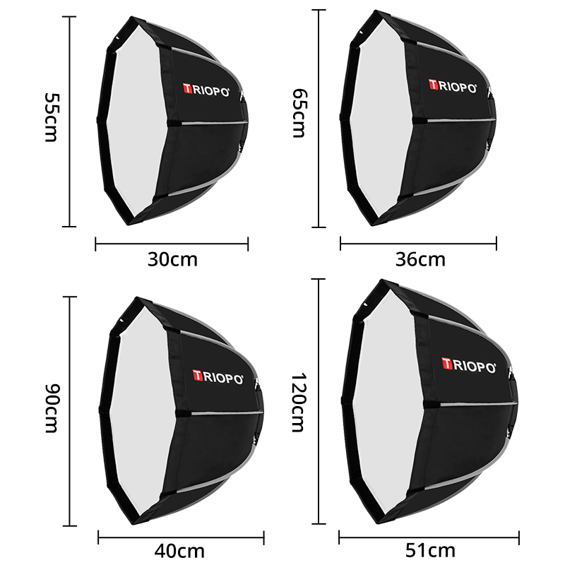 Triopo K2 55cm 65cm 90cm 120cm - Photography Umbrella Lighting Kit recensione e prezzo