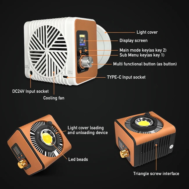 YIDOBLO ZE-150BI COB Video Lig - Photography Lighting App recensione e prezzo