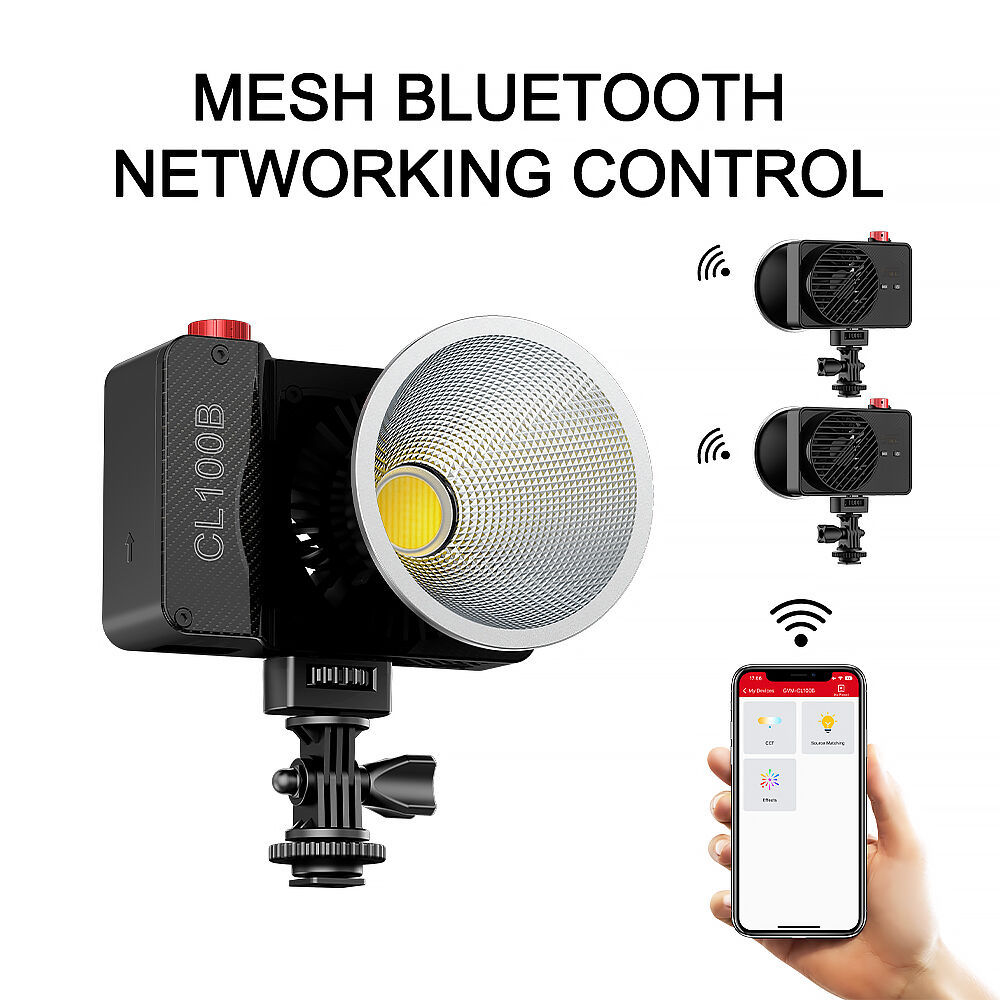 GVM CL100B Portable Bi-Color L - Photography Lighting App recensione e prezzo