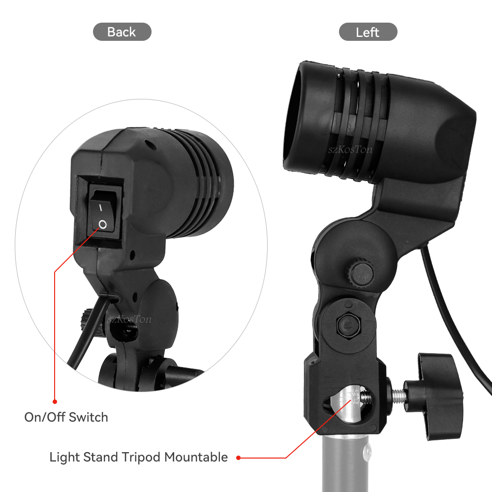 Single Head Bulb Holder E27 So - Photography Umbrella Lighting Kit recensione e prezzo