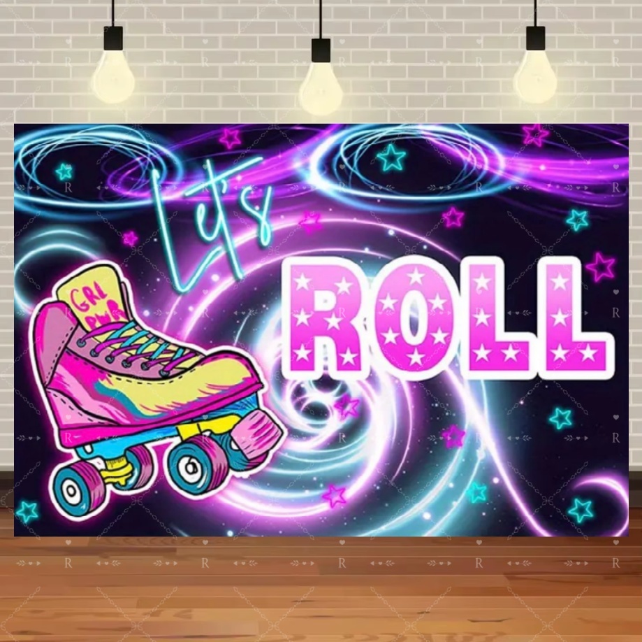 Roller Skating Shoes Theme Bir - Photography Lighting Backdrop recensione e prezzo