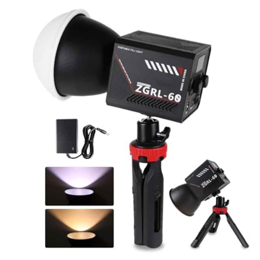 60W COB LED Video Light Handhe - Photography Lighting Color recensione e prezzo