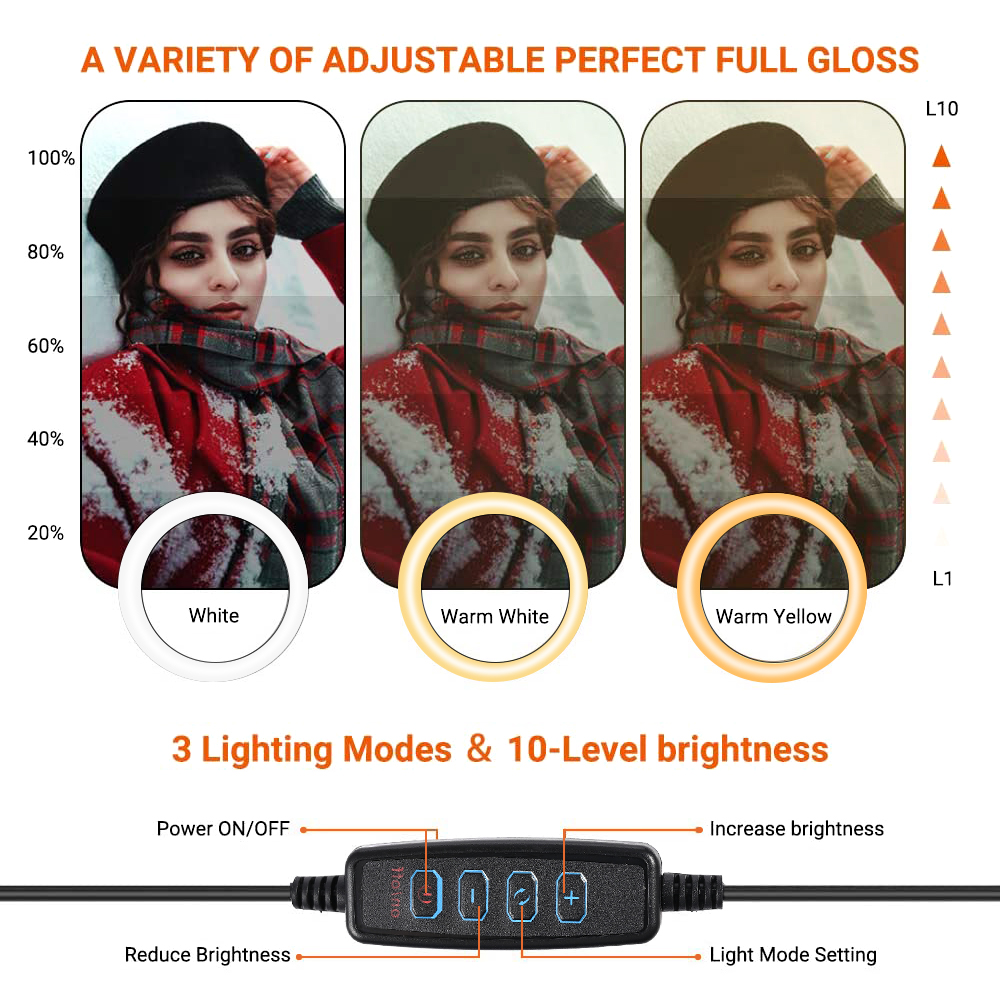 26cm 10 inch Led Ring Selfie L - Photography Lightning recensione e prezzo