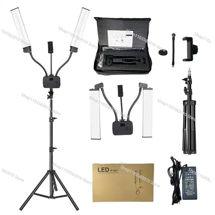 Foldable double arm filling li - Photography Mobile Lighting recensione e prezzo