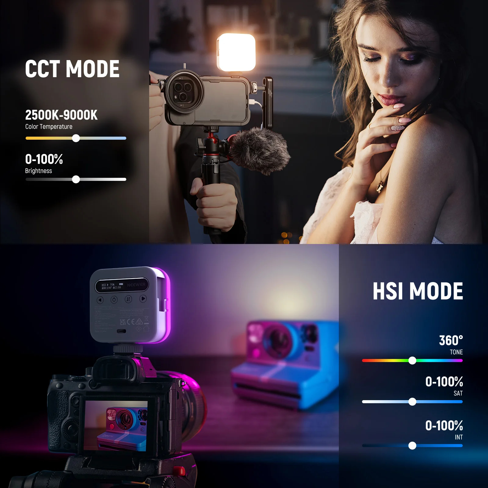 New NEEWER BASICS Magnetic RGB - Photography Lighting Basics recensione e prezzo