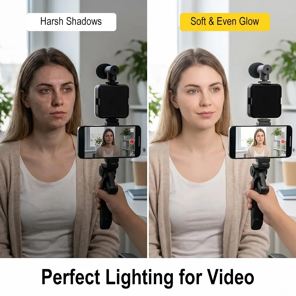 Smartphone Vlogging Kit Led Vi - Photography Umbrella Lighting Kit recensione e prezzo