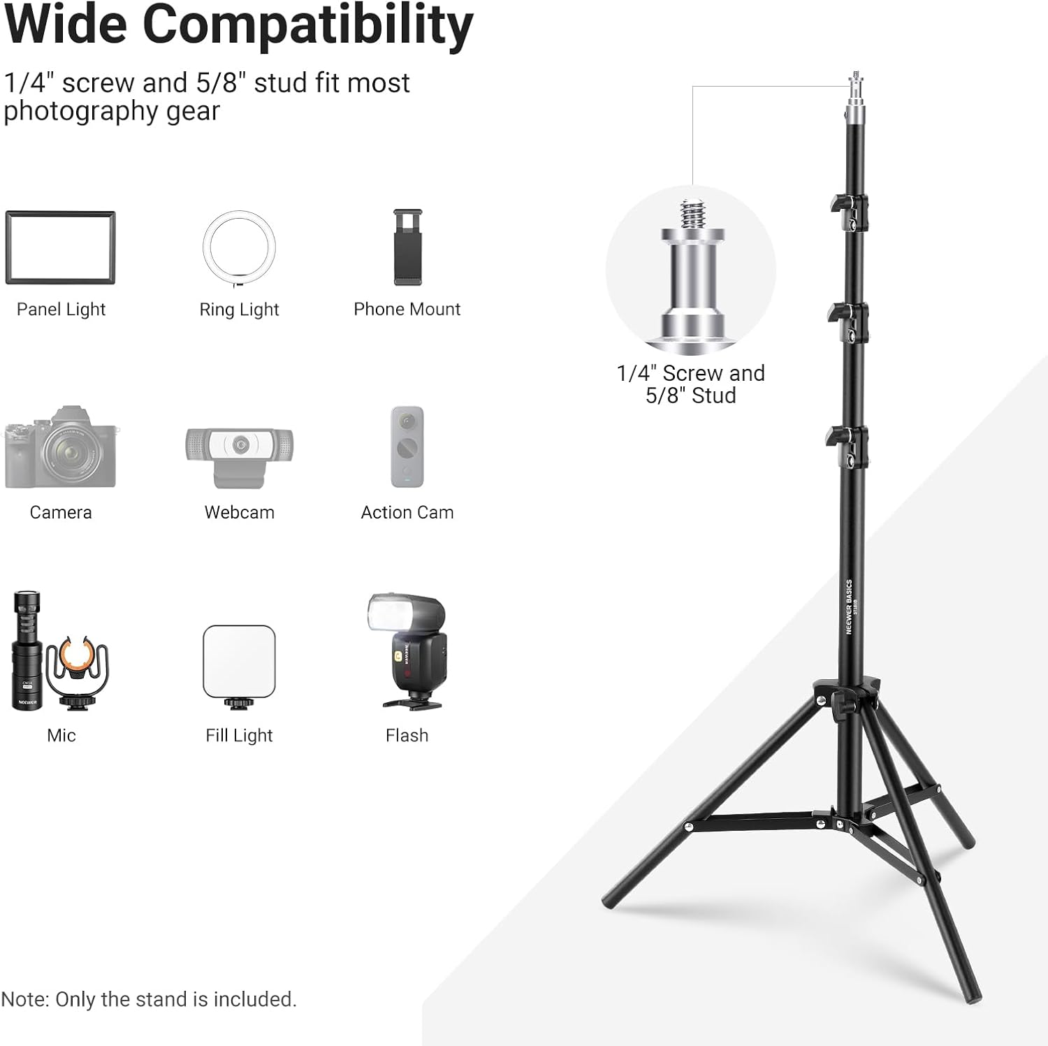 NEEWER Basics 6ft/180cm Photog - Photography Lighting Basics recensione e prezzo