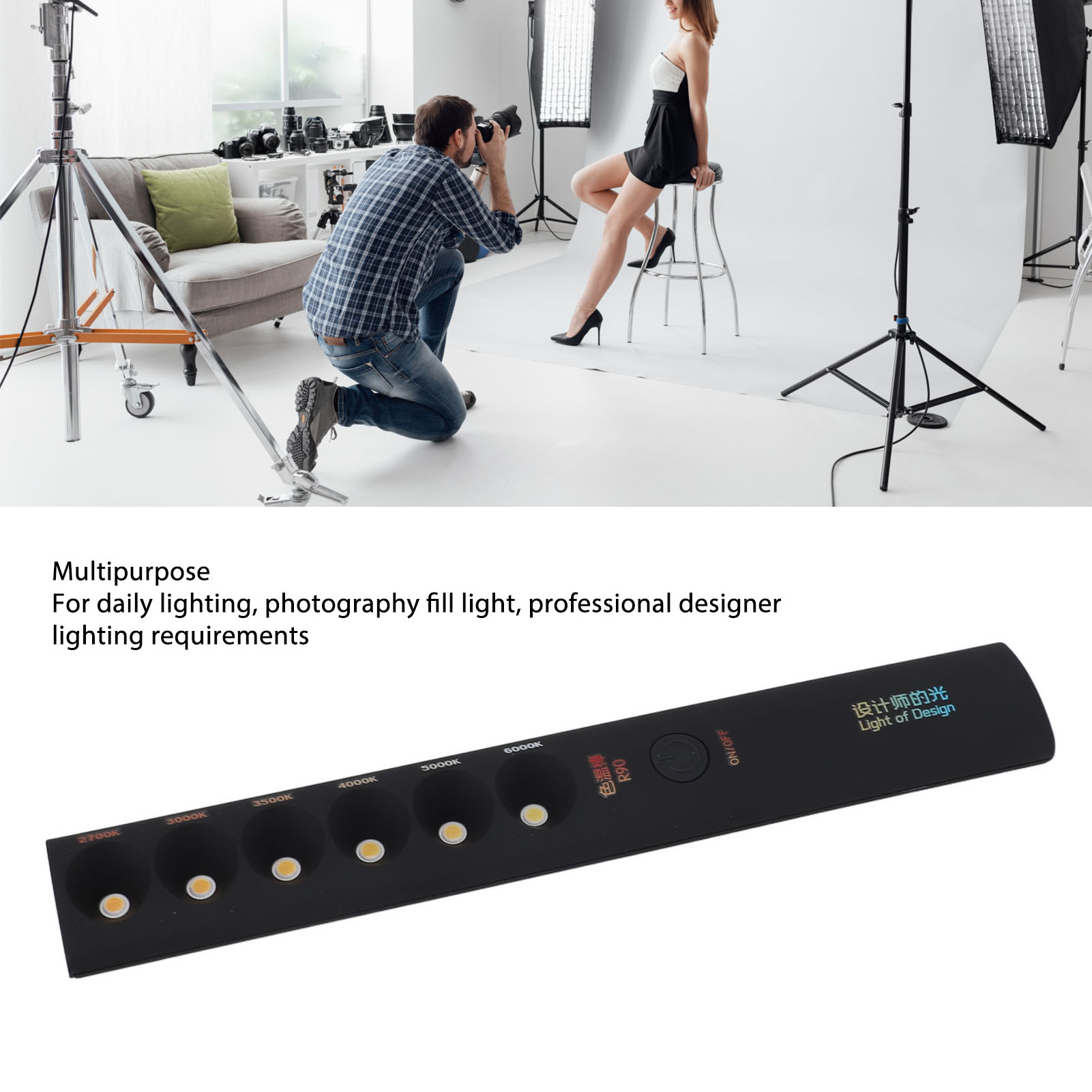 Video Light Wand Portable Colo - Photography Lighting Lamp recensione e prezzo