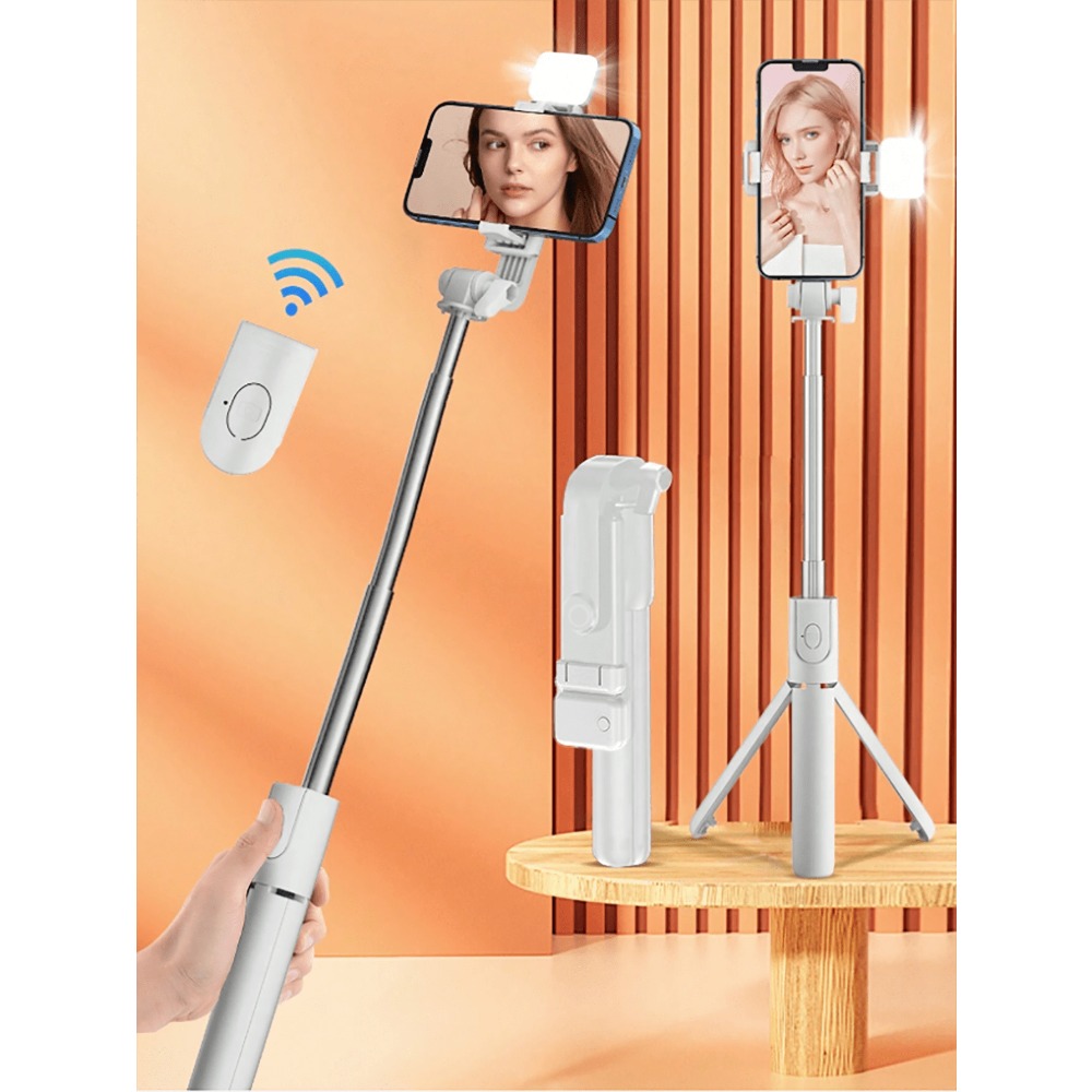 1pc Portable Selfie Stick With - Photography Lighting Video recensione e prezzo