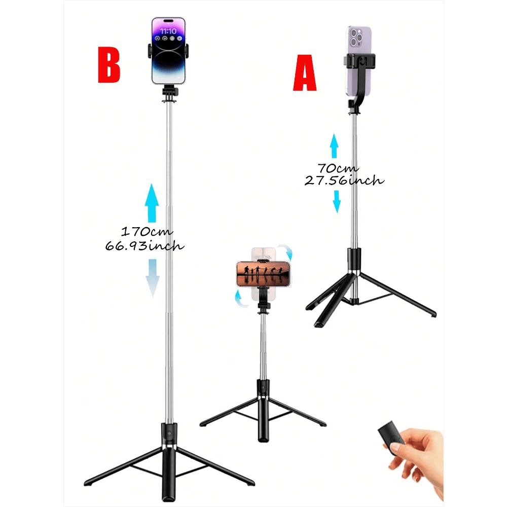 1pc Portable Selfie Stick With - Photography Lighting Video recensione e prezzo