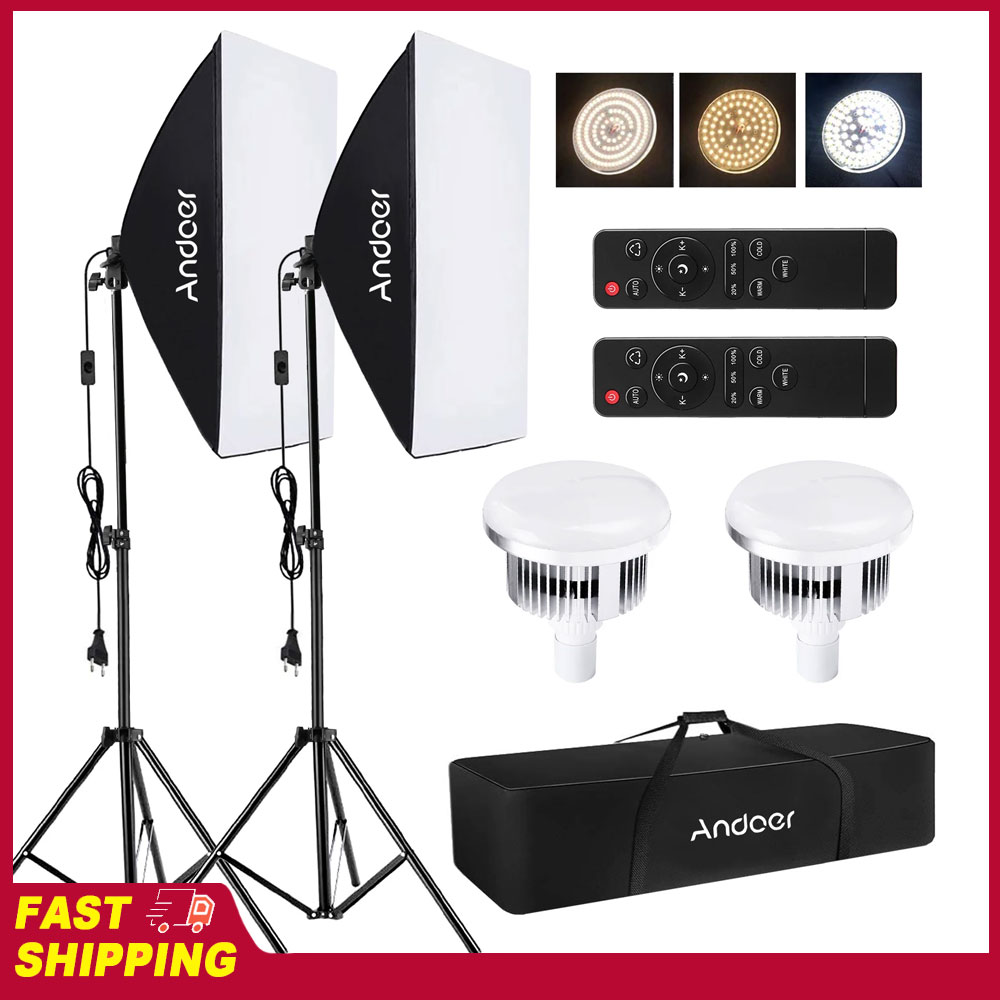 Andoer Softbox Lighting Set St - Photography Umbrella Lighting Kit recensione e prezzo