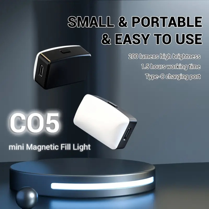 Mini Magnetic LED Selfie Light - Photography Mobile Lighting recensione e prezzo