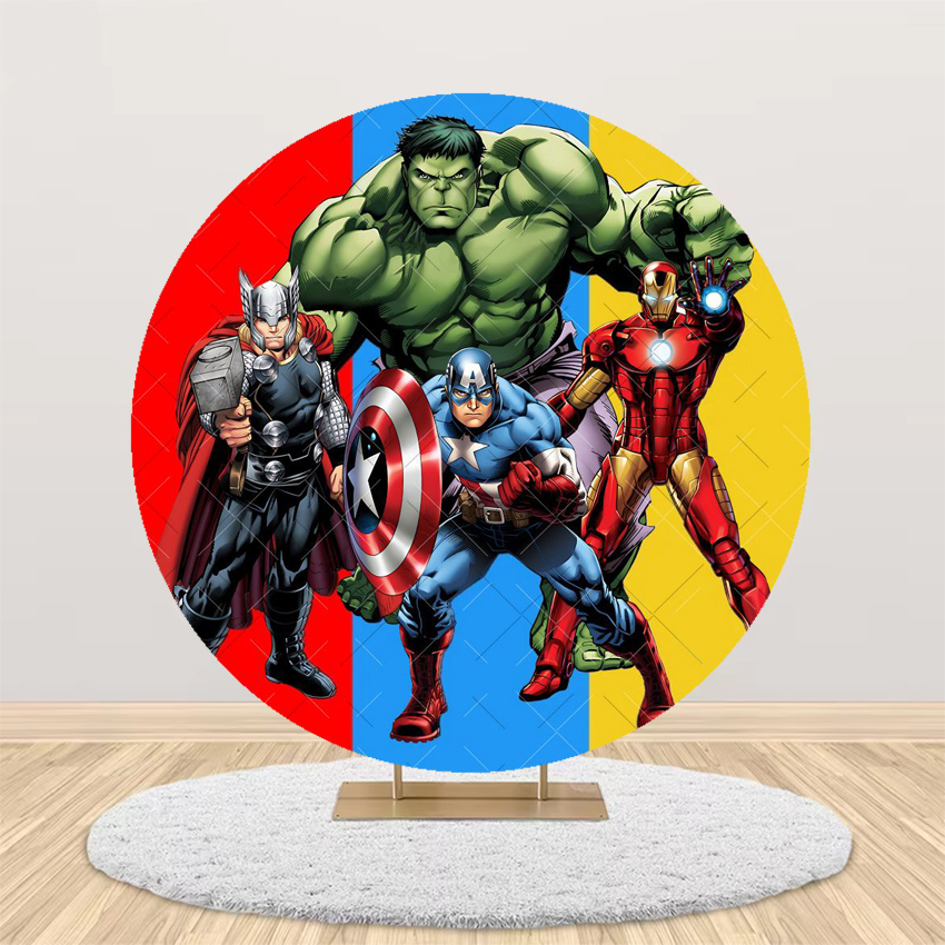 Avengers Theme Round Backdrop  - Photography Lighting Backdrop recensione e prezzo
