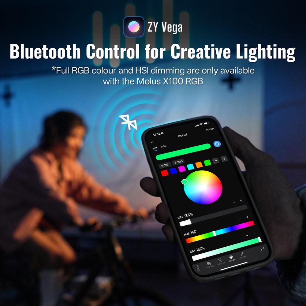 ZHIYUN MOLUS X100 RGB LED Ligh - Photography Lighting App recensione e prezzo
