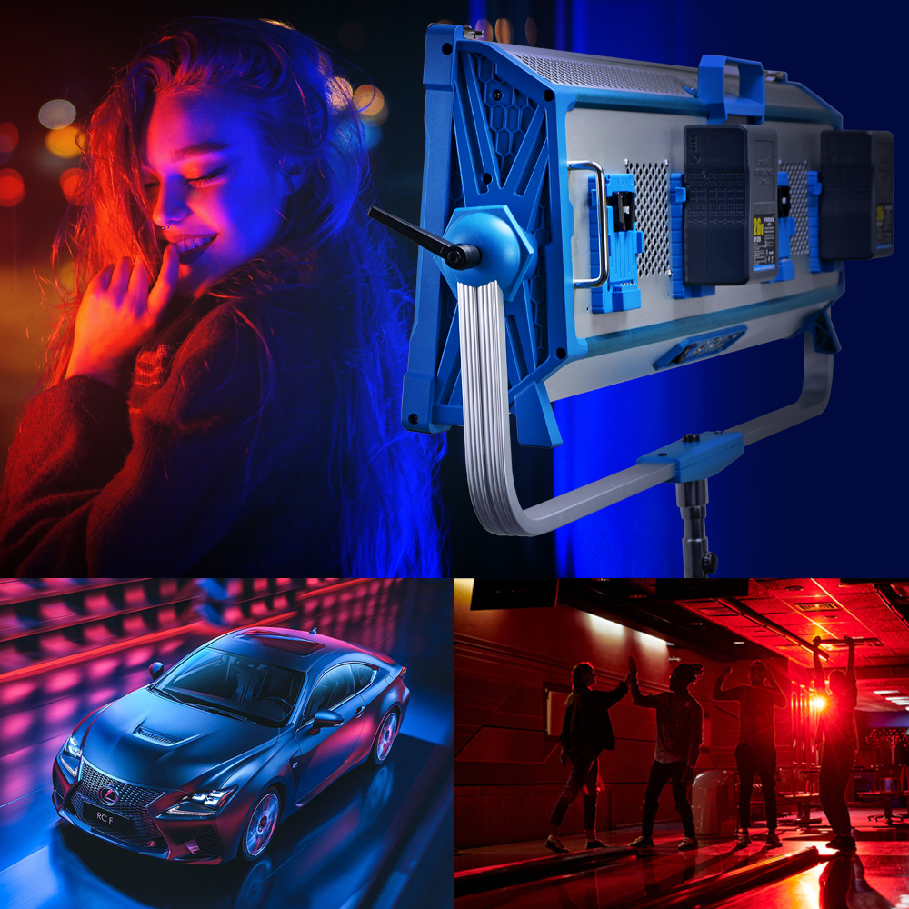 RGBW full color 500W aluminum  - Photography Lighting Ai recensione e prezzo