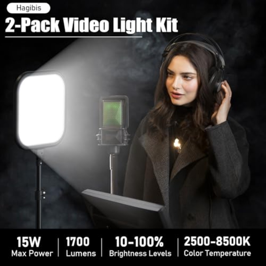 2Pack LED Video Light Kit, 15W - Photography Lighting Video recensione e prezzo