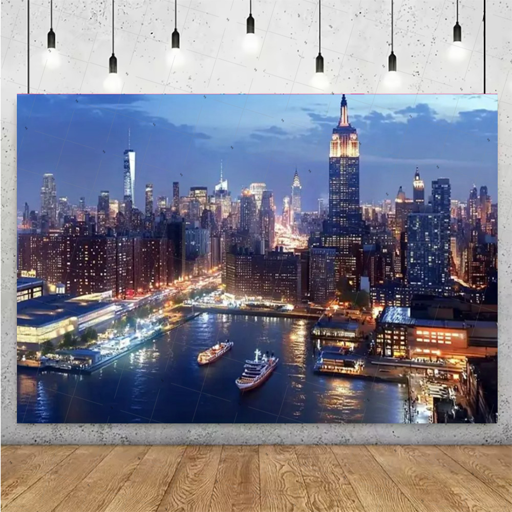 Night View High-Rise Building  - Photography Lighting Backdrop recensione e prezzo
