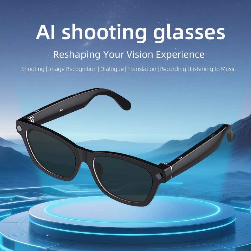 AI Bluetooth Smart Glasses,Blu - Photography Lighting Ai recensione e prezzo